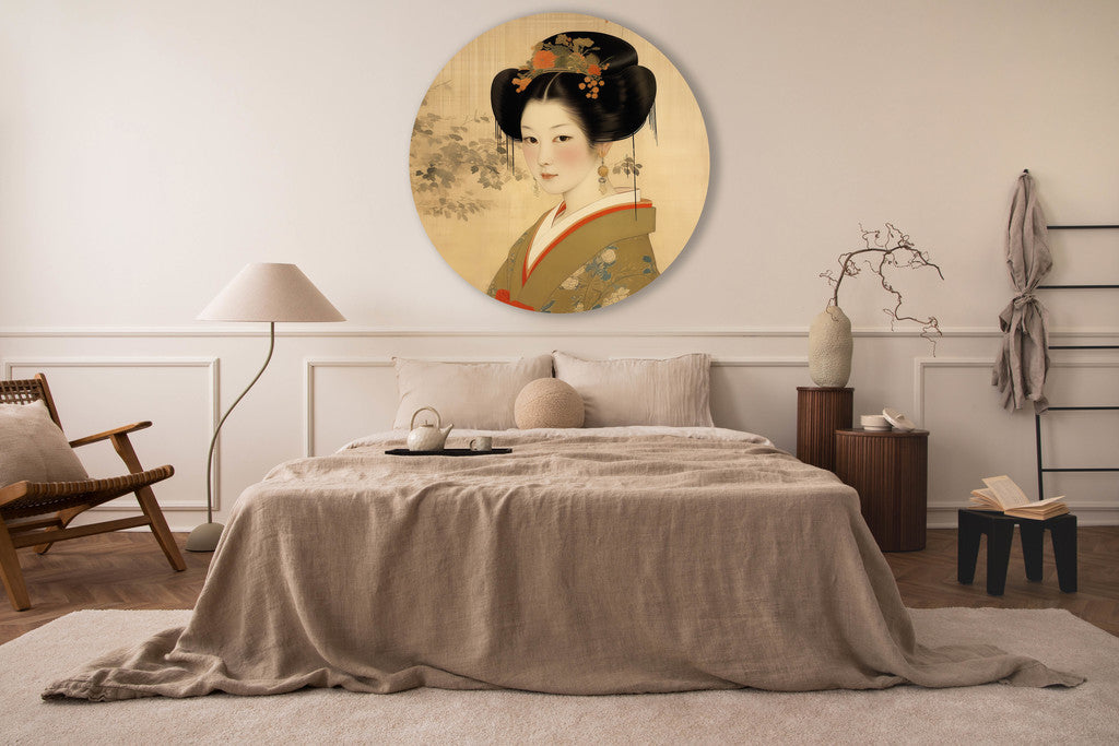 muurcirkel-geisha-slaapkamer