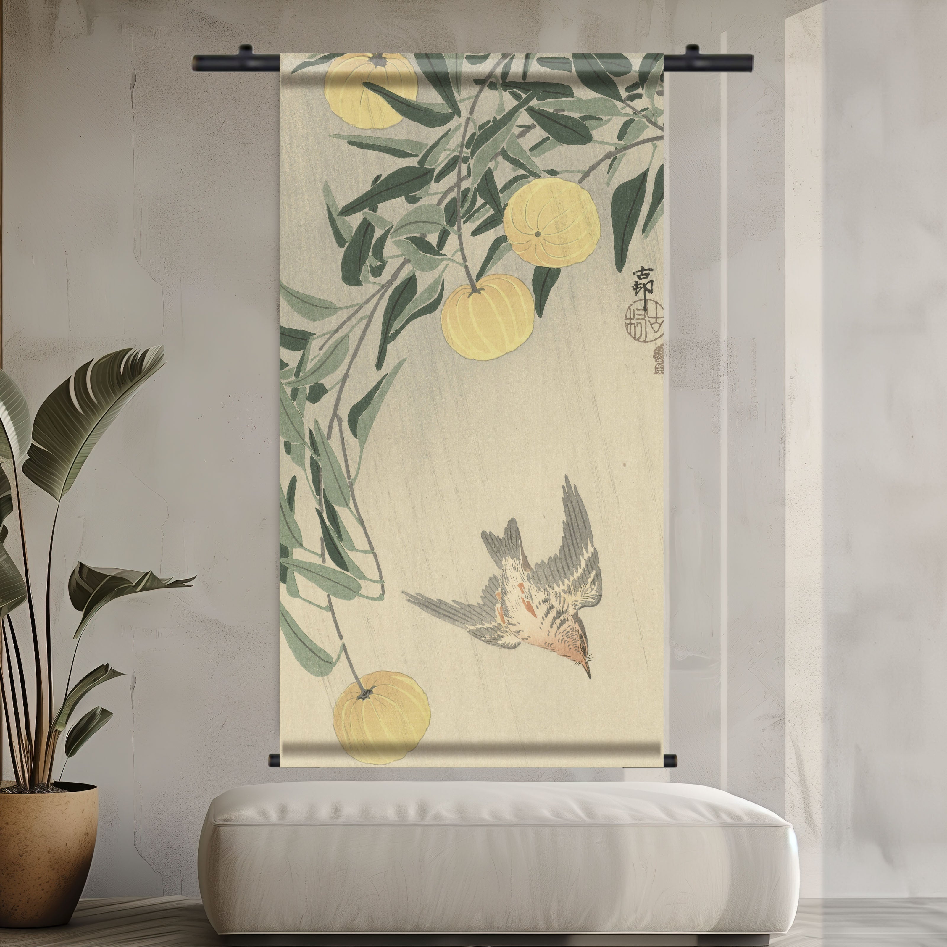 Wandkleed Ohara Koson